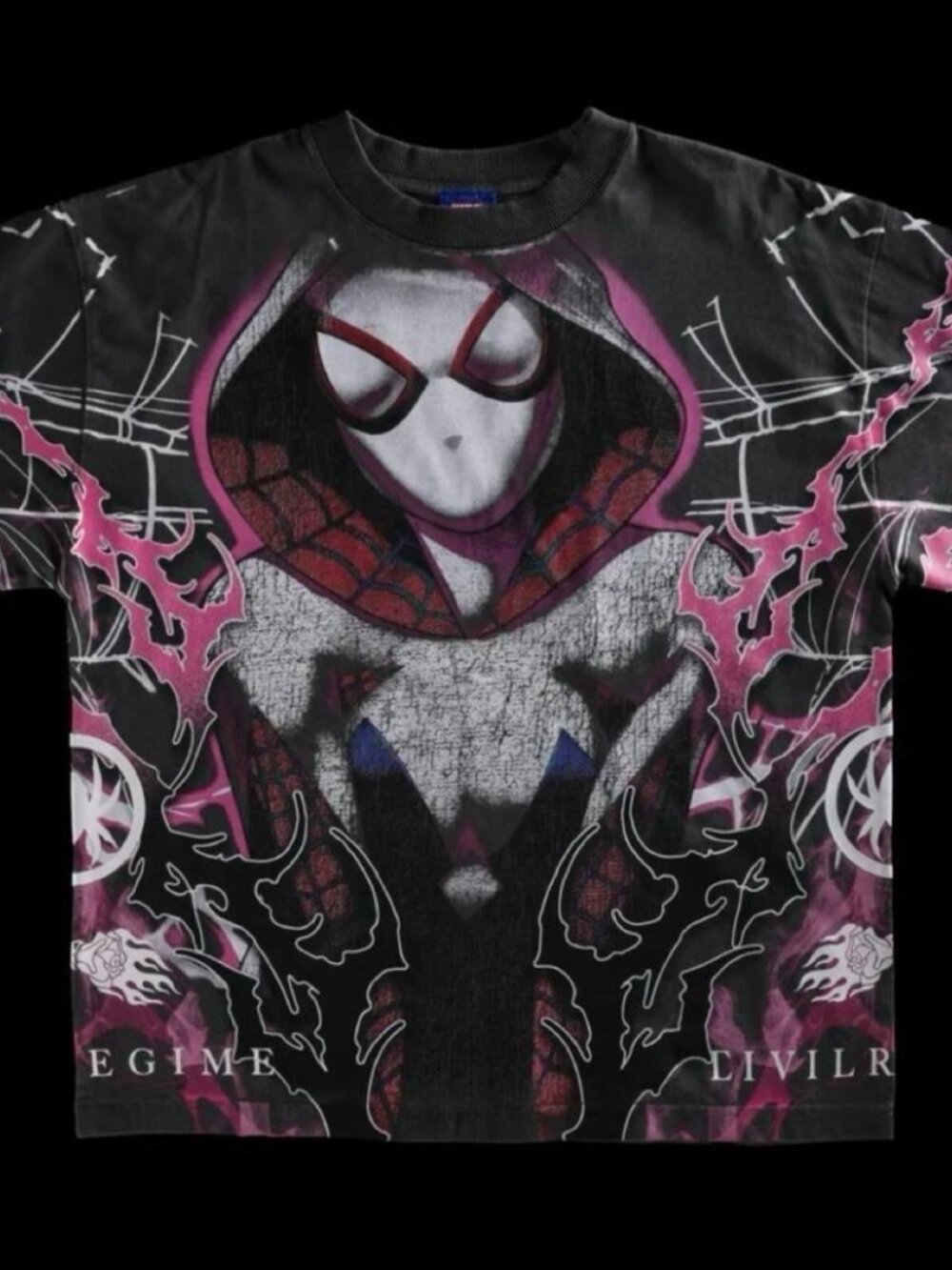 Civil Regime - Spider Gwen - Mens - Size Large - Rare Shirt